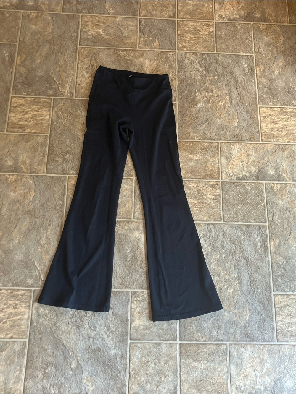 Girls 90 Degree By Reflex Black Flared Leggings